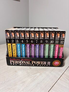 Anthony Robbins Personal Power II 12 Volume Cassette Set Self Help Audio Program